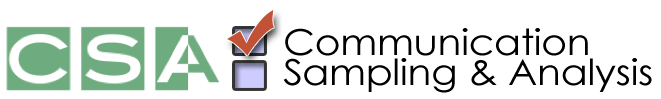 Communication Sampling and Analysis
